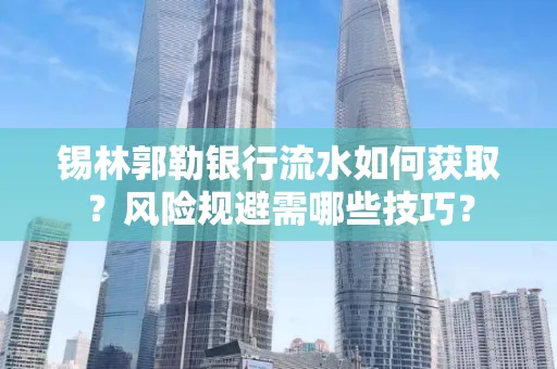 锡林郭勒银行流水如何获取?风险规避需哪些技巧?