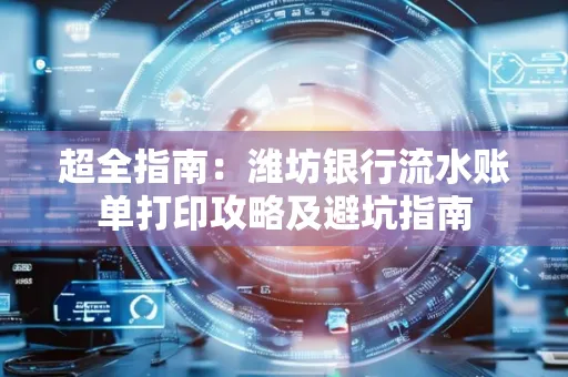 超全指南:潍坊银行流水账单打印攻略及避坑指南