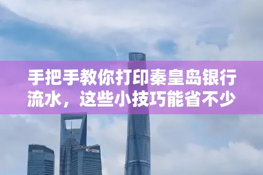 手把手教你打印秦皇岛银行流水,这些小技巧能省不少事