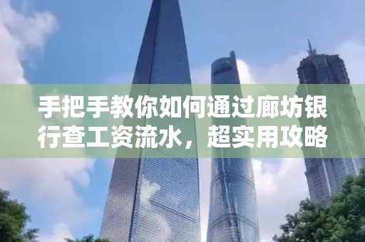 手把手教你如何通过廊坊银行查工资流水，超实用攻略不走弯路
