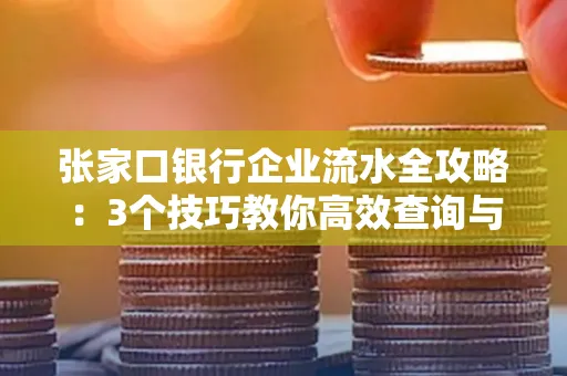 张家口银行企业流水全攻略:3个技巧教你高效查询与风险规避