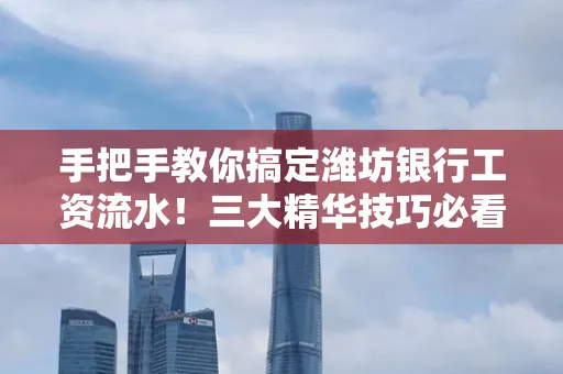 手把手教你搞定潍坊银行工资流水!三大精华技巧必看