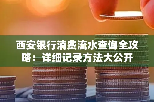 西安银行消费流水查询全攻略:详细记录方法大公开
