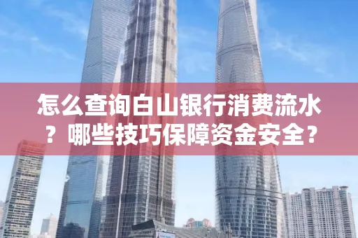 怎么查询白山银行消费流水?哪些技巧保障资金安全?