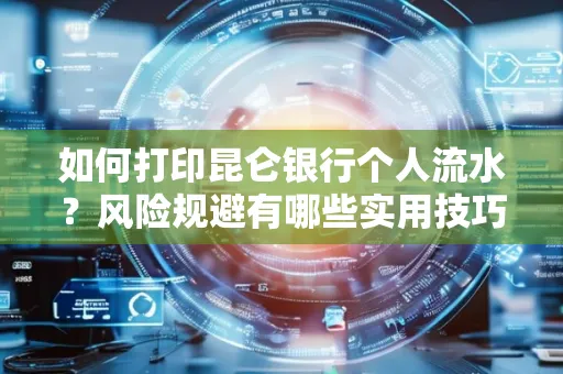 如何打印昆仑银行个人流水?风险规避有哪些实用技巧?